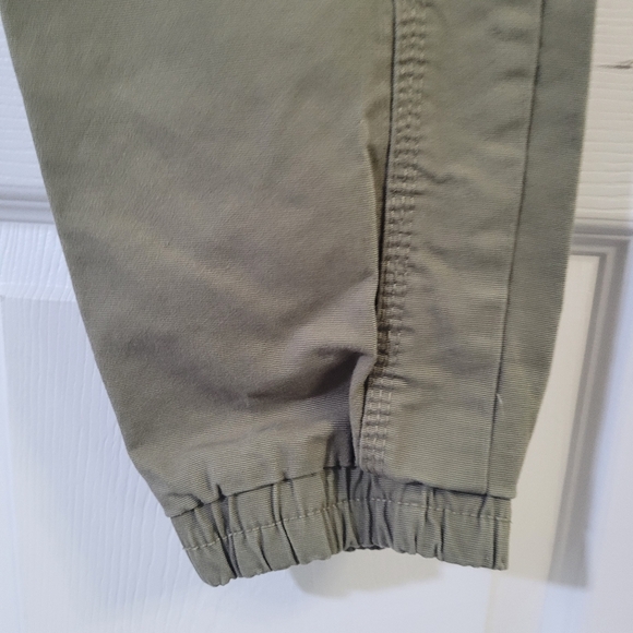 Men Size Medium Denim Co. Green Cuffed Cargo Pants - Picture 6 of 10